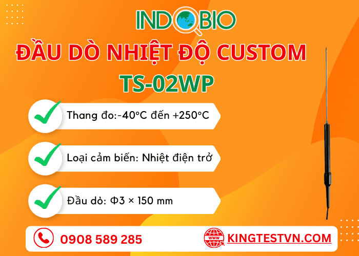 Đầu dò cảm biến nhiệt Custom TS-02WP